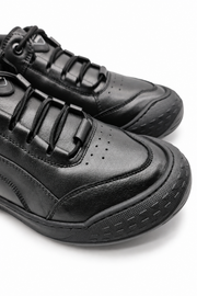 Siyah %100 Hakiki Deri Günlük Sneaker  Ayakkabı
